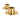 Ester & Erik - Ester & Erik Set of 2 Matt Gold Candle Holders – Home Accessories