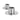 Ester & Erik - Ester & Erik Set of 2 Matt Silver Candle Holders – Home Accessories